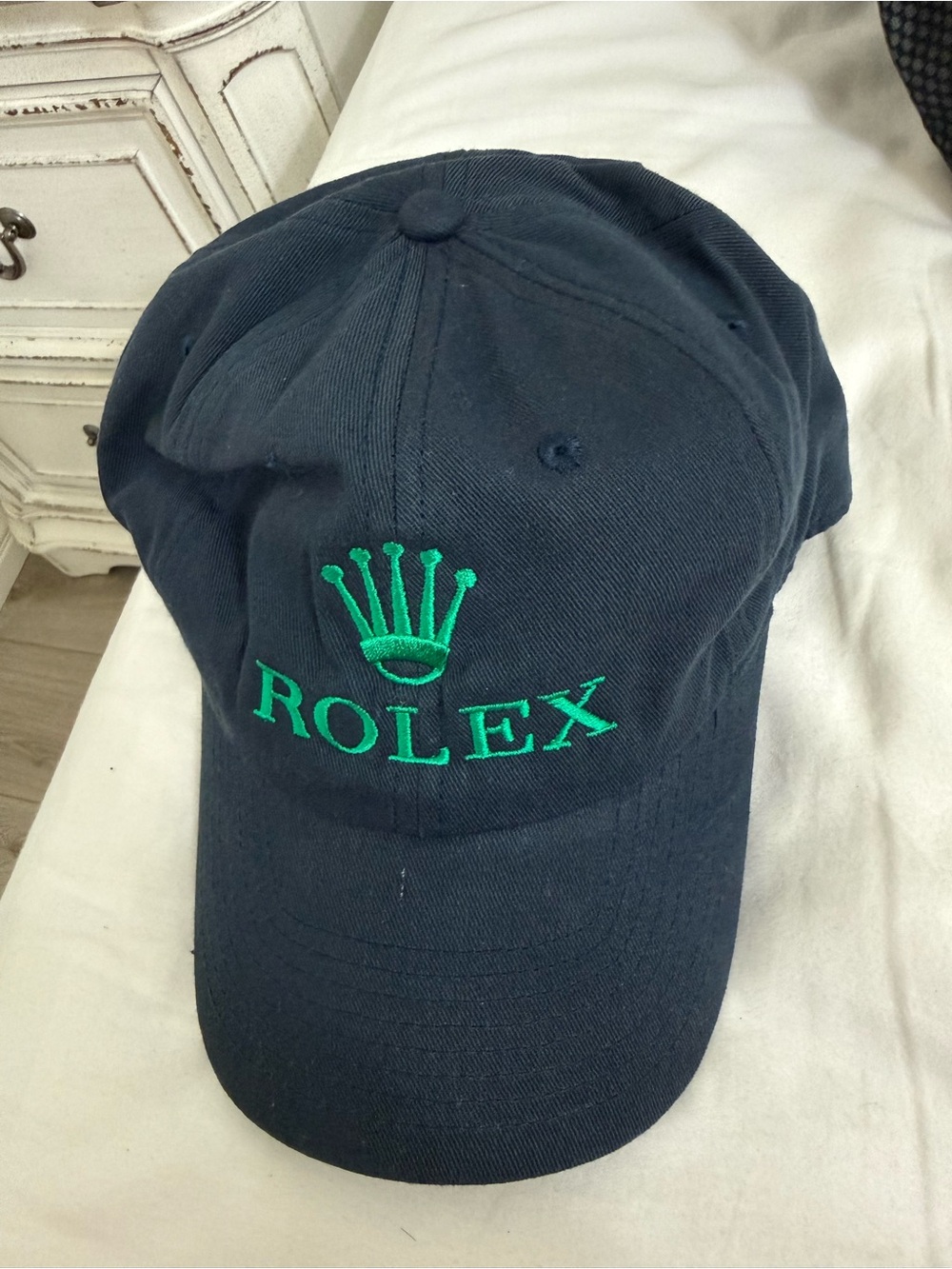 Rolex Embroidered Navy Cap